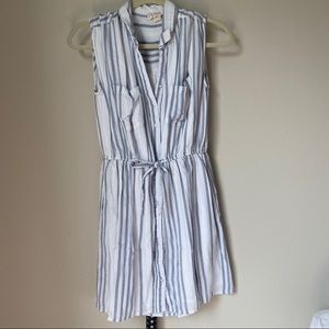 Sleeveless striped dress